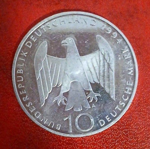 Gedenkmünze brd 1994 - dm,